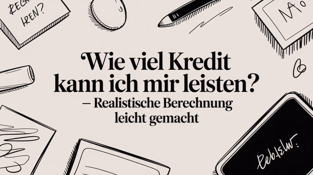 Wie viel kredit kann ich mir leisten – Realistische Berechnung leicht gemacht