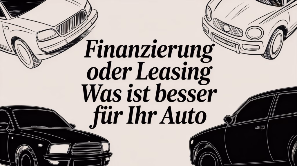 Finanzierung oder Leasing was ist besser für Ihr Auto