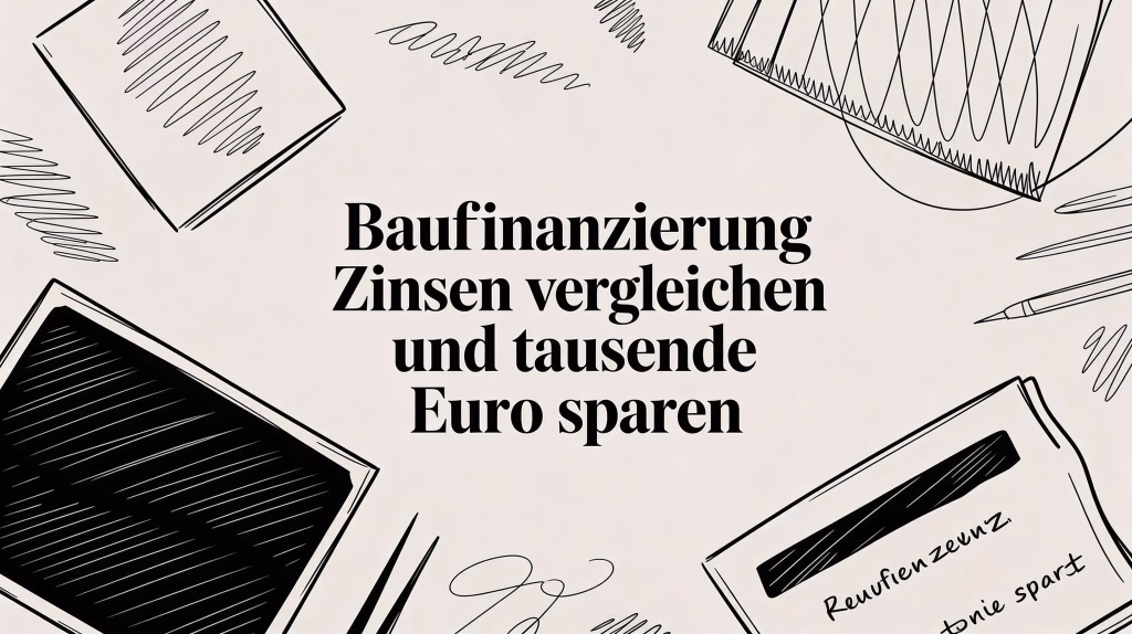 Baufinanzierung Zinsen vergleichen und Tausende Euro sparen